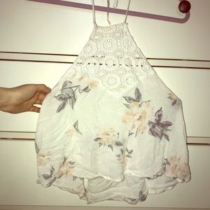 floral halter top